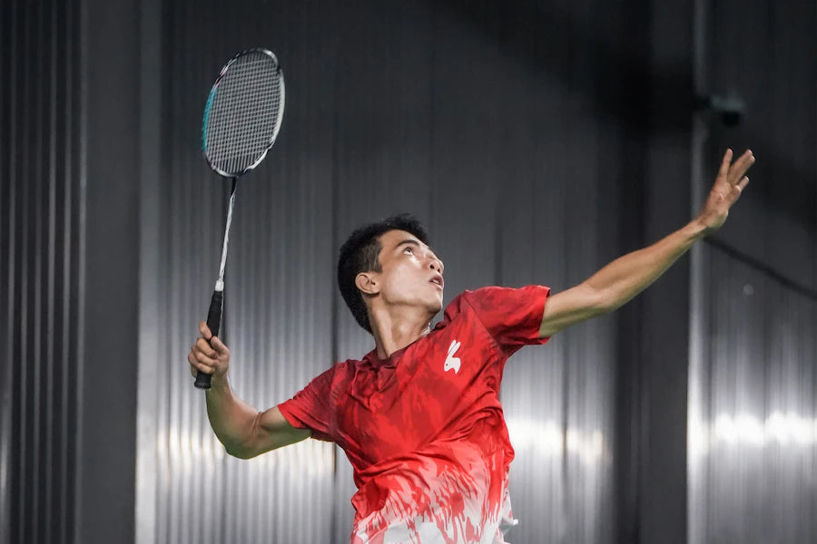 Badminton athlete