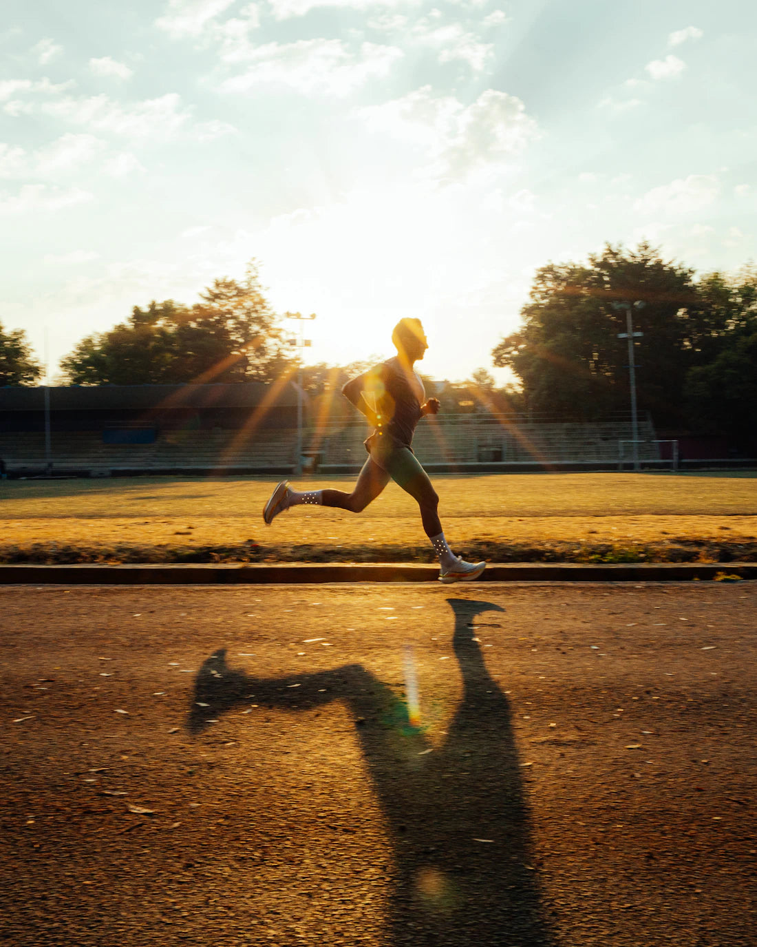 Running athlete