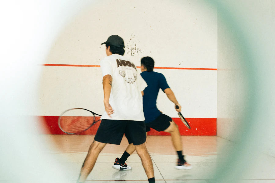 Squash athlete
