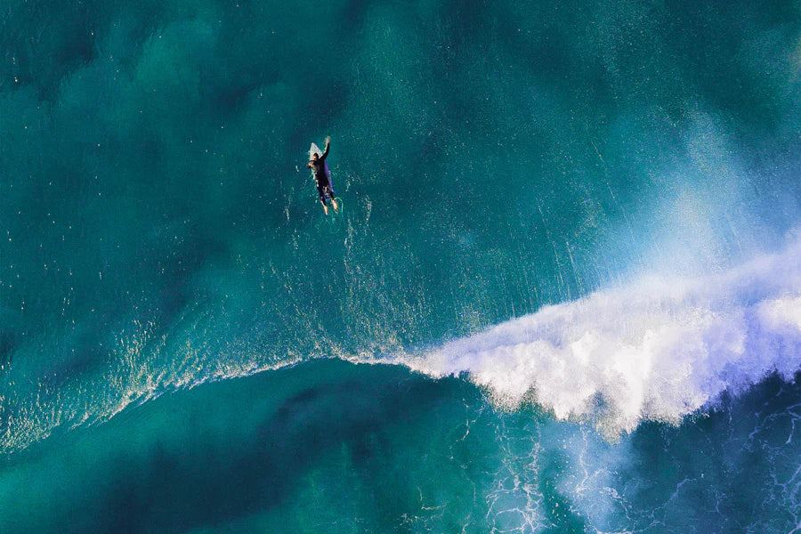 Surfing athlete